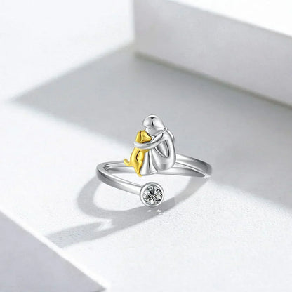 Hayley™ | Adjustable Sterling Silver Bond Ring
